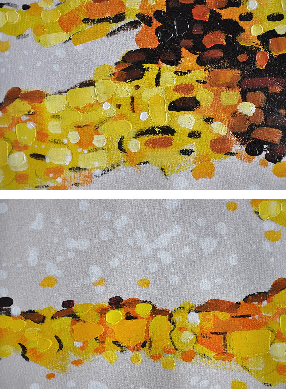 Horizontal abstract landscape art #XBK1